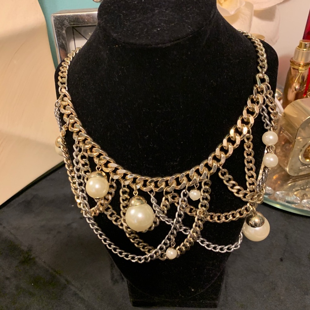Pearl and Gold Necklace
